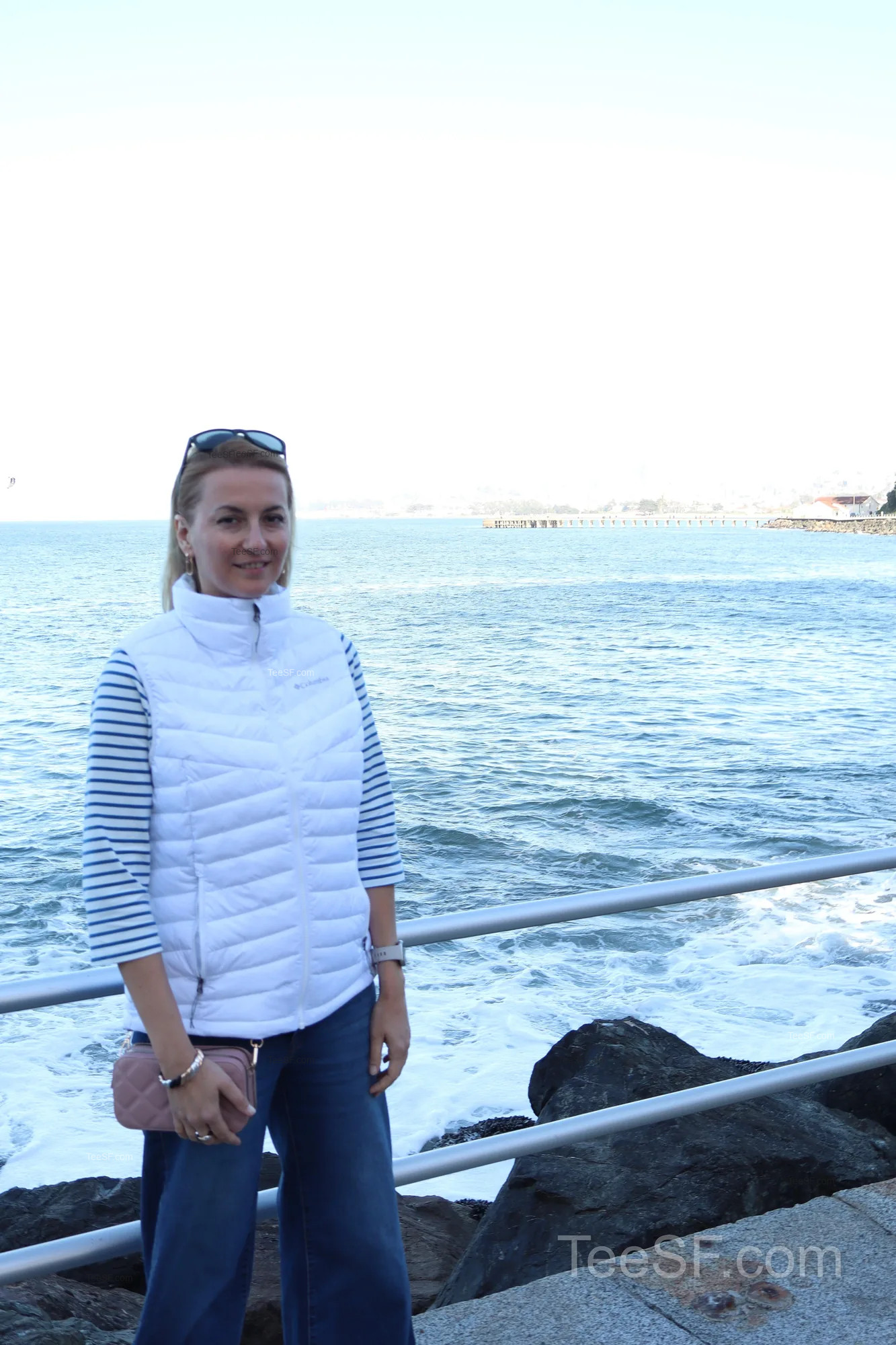 golden Gate Beach Waterfront Portrait during a Stripe Sessions 2026 visit in San Francisco.